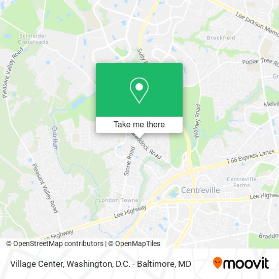 Mapa de Village Center