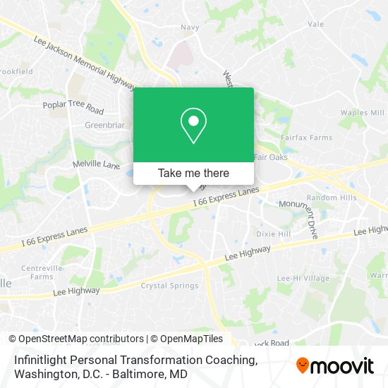 Infinitlight Personal Transformation Coaching map