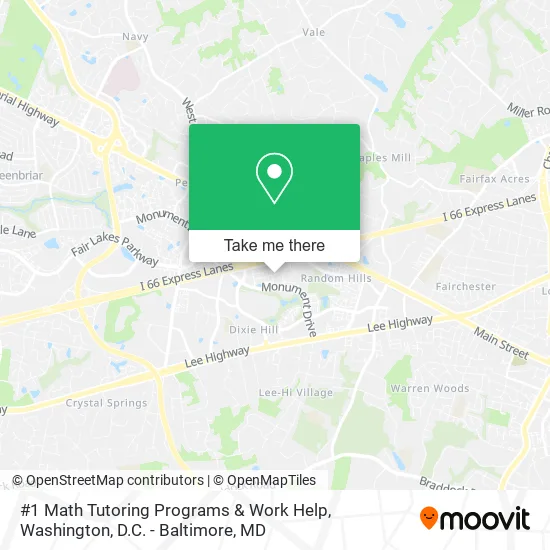 #1 Math Tutoring Programs & Work Help map