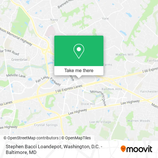 Stephen Bacci Loandepot map