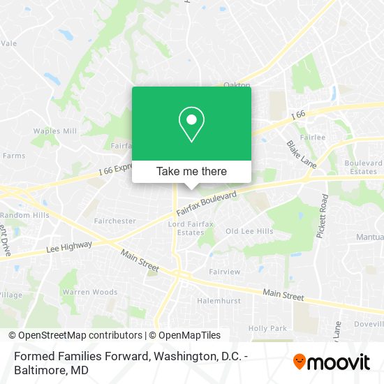 Formed Families Forward map