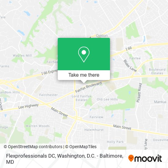 Flexprofessionals DC map