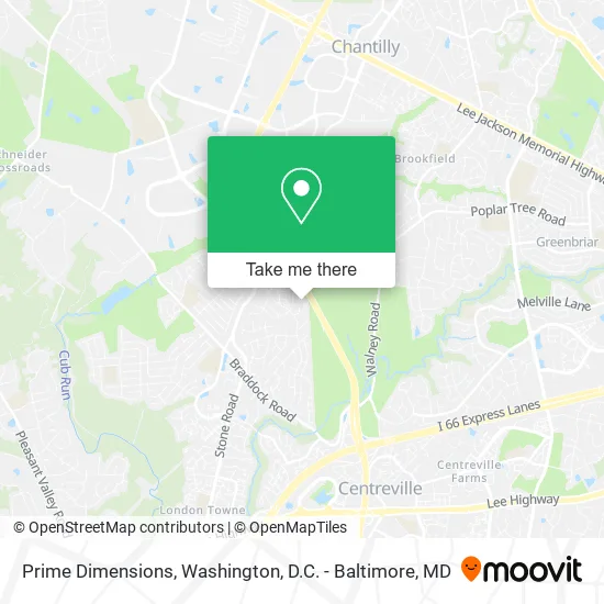 Prime Dimensions map