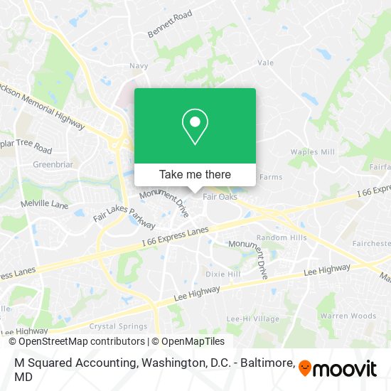 M Squared Accounting map