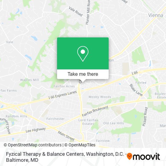 Fyzical Therapy & Balance Centers map