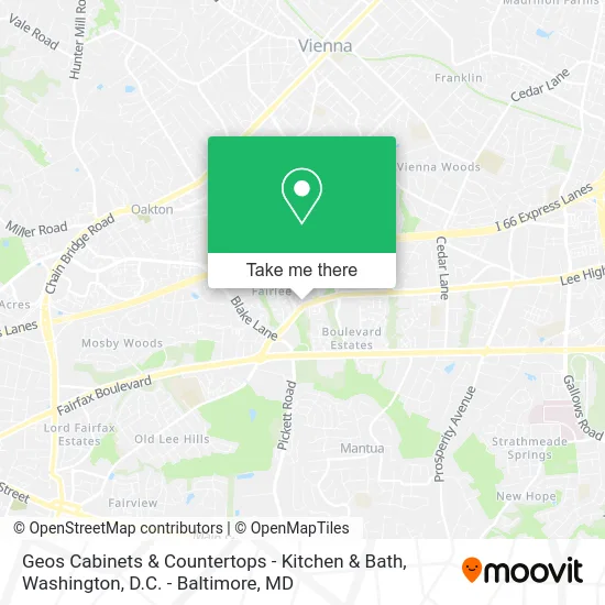 Geos Cabinets & Countertops - Kitchen & Bath map