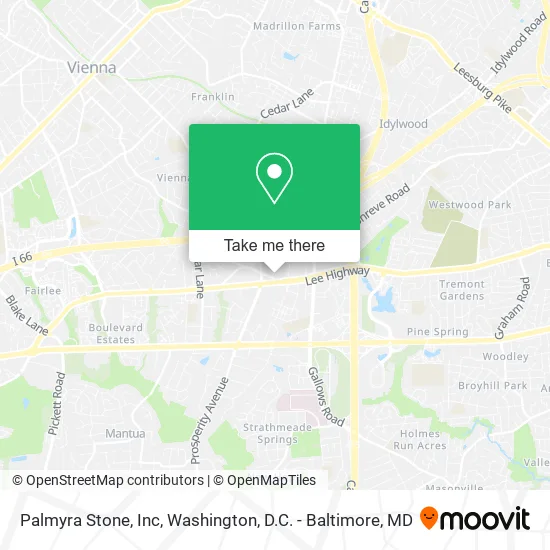 Mapa de Palmyra Stone, Inc