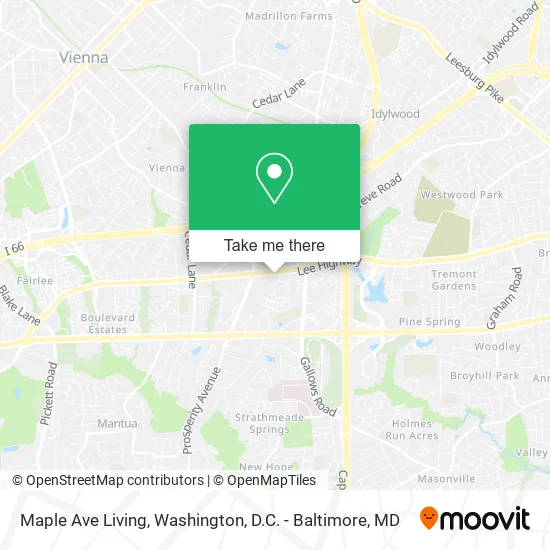 Mapa de Maple Ave Living