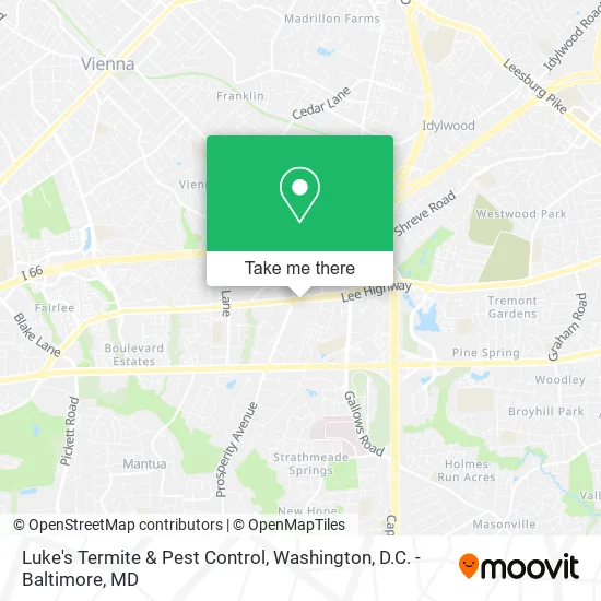 Mapa de Luke's Termite & Pest Control