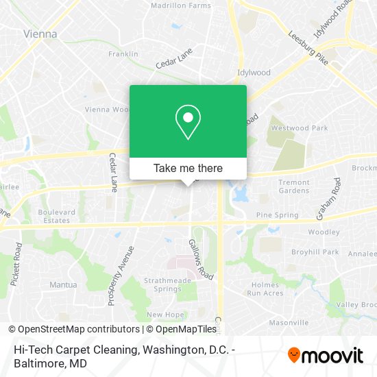 Hi-Tech Carpet Cleaning map