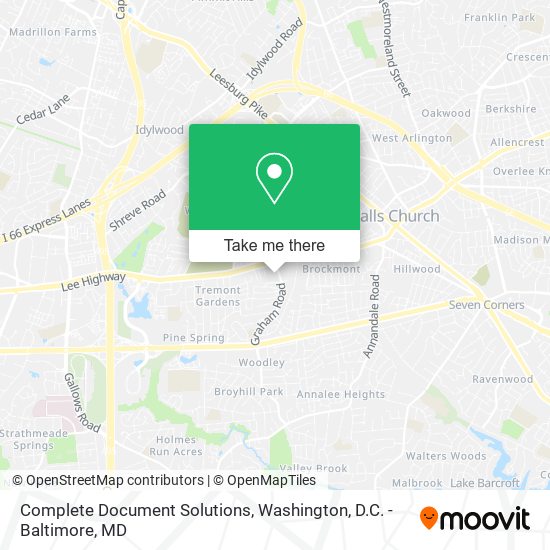 Mapa de Complete Document Solutions