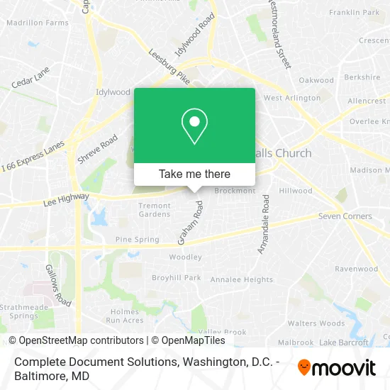 Complete Document Solutions map