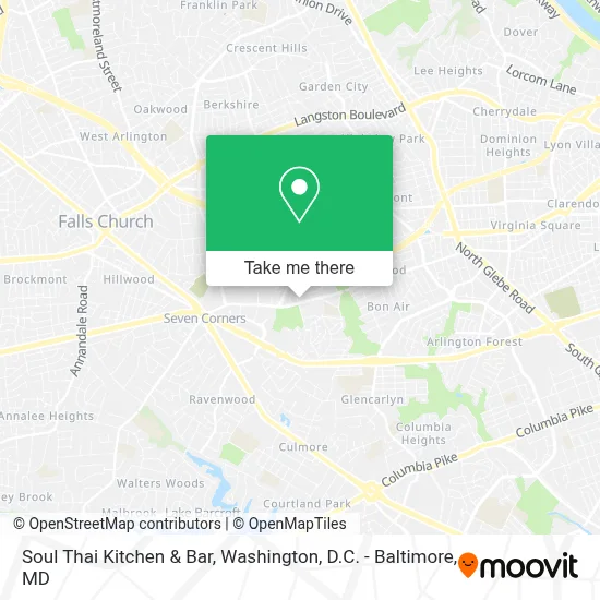 Soul Thai Kitchen & Bar map