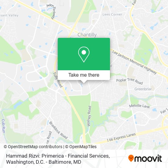 Mapa de Hammad Rizvi: Primerica - Financial Services