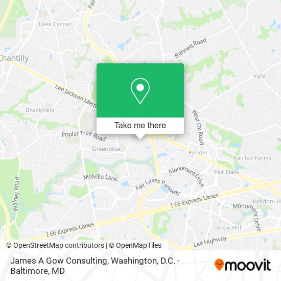Mapa de James A Gow Consulting