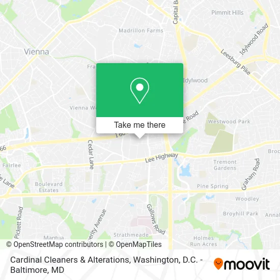 Cardinal Cleaners & Alterations map