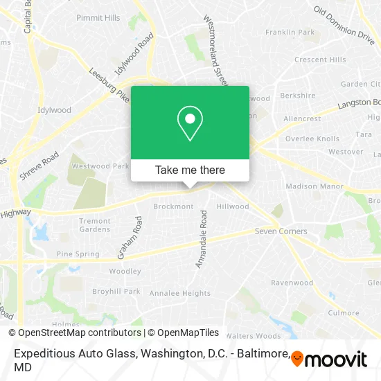 Expeditious Auto Glass map