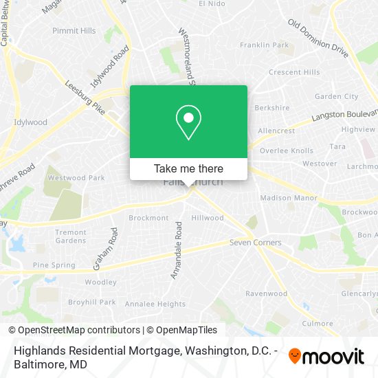 Mapa de Highlands Residential Mortgage