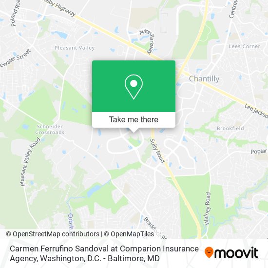 Mapa de Carmen Ferrufino Sandoval at Comparion Insurance Agency