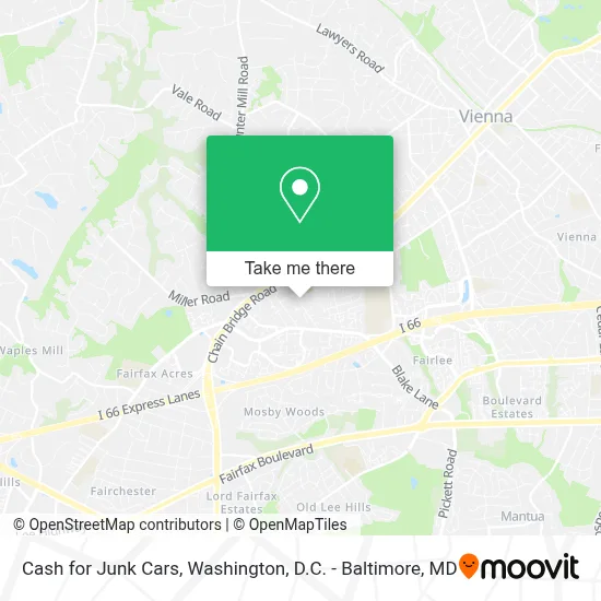 Cash for Junk Cars map