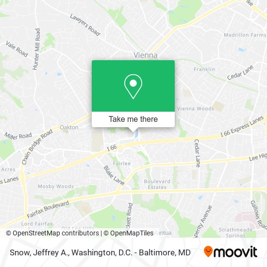 Snow, Jeffrey A. map