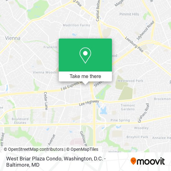 Mapa de West Briar Plaza Condo
