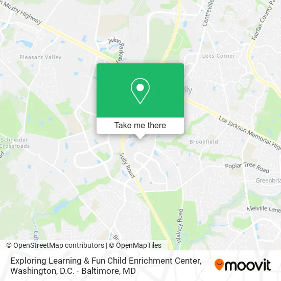 Exploring Learning & Fun Child Enrichment Center map