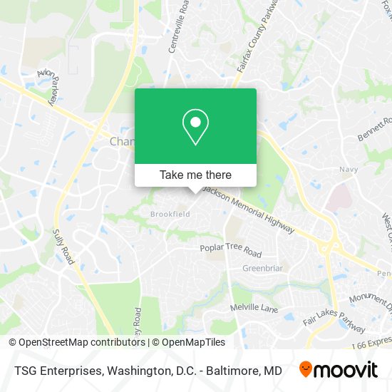 TSG Enterprises map
