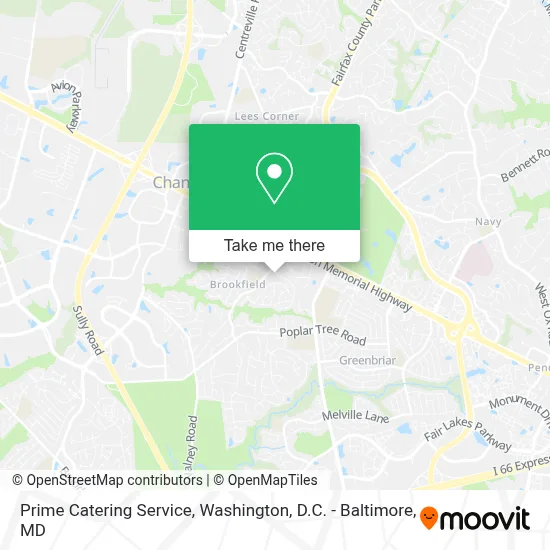 Prime Catering Service map