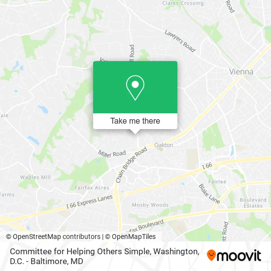 Mapa de Committee for Helping Others Simple