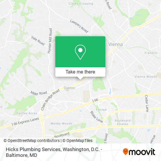 Mapa de Hicks Plumbing Services