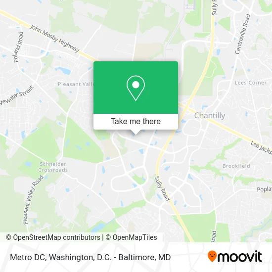 Metro DC map