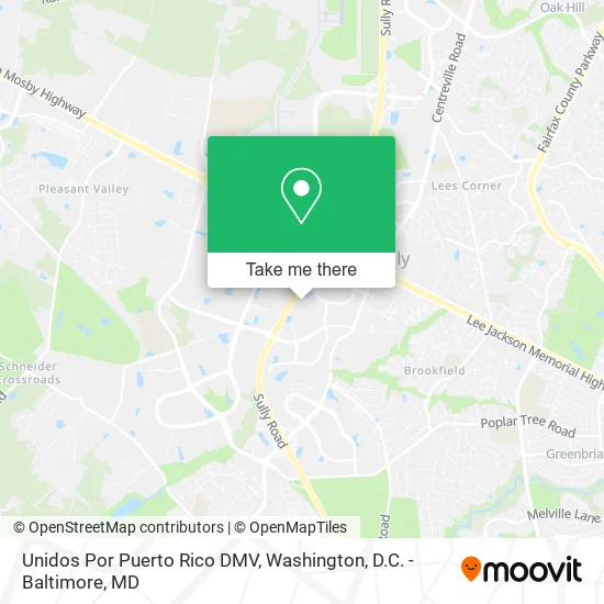 Unidos Por Puerto Rico DMV map