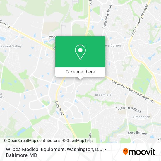 Wilbea Medical Equipment map