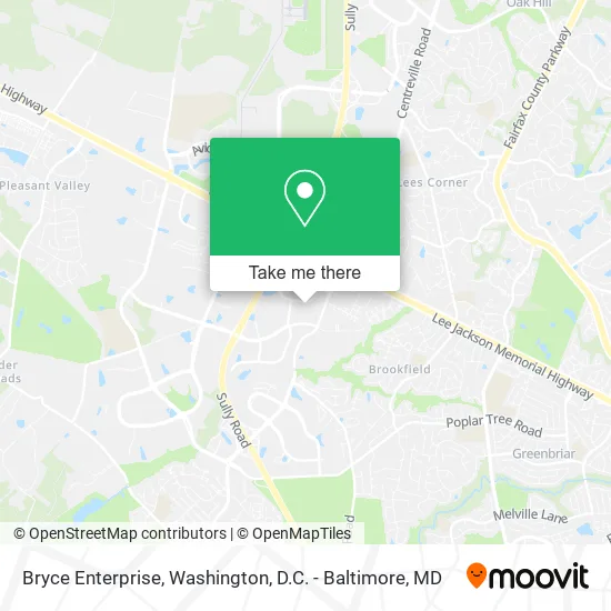 Bryce Enterprise map