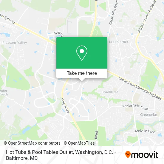 Hot Tubs & Pool Tables Outlet map