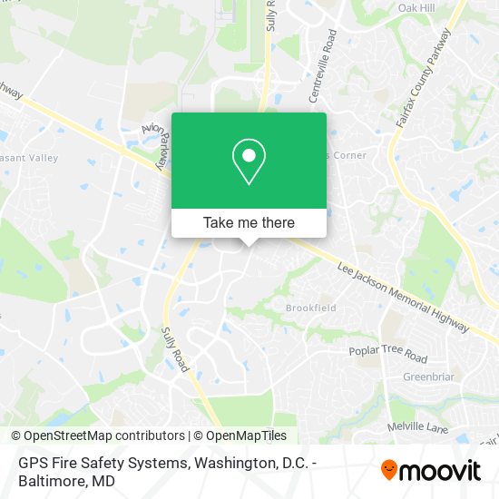 GPS Fire Safety Systems map