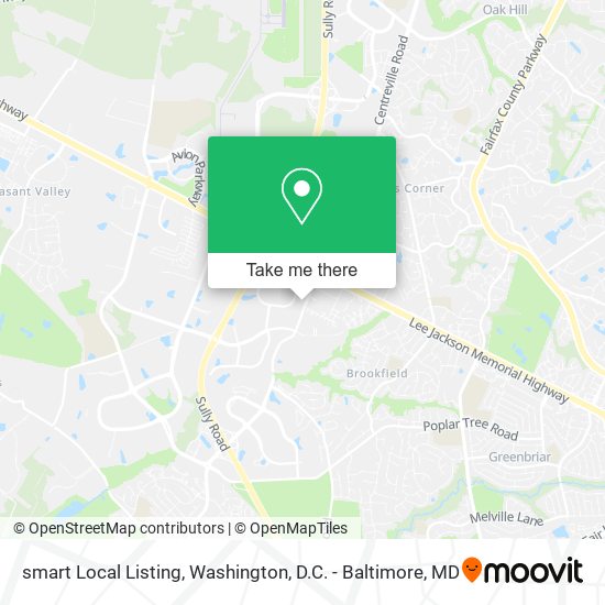 smart Local Listing map