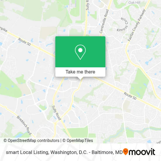 smart Local Listing map