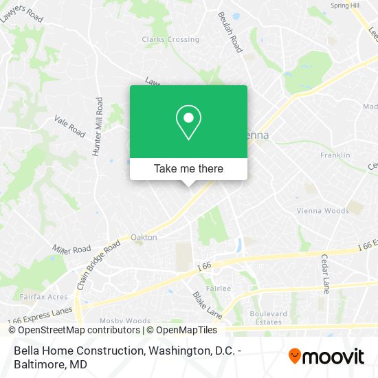 Bella Home Construction map