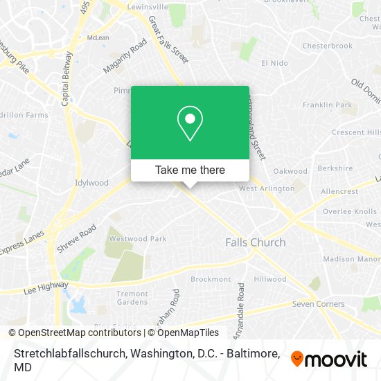 Mapa de Stretchlabfallschurch