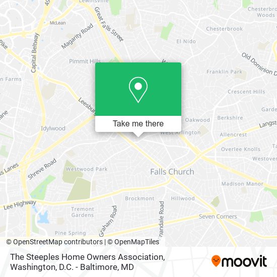 Mapa de The Steeples Home Owners Association