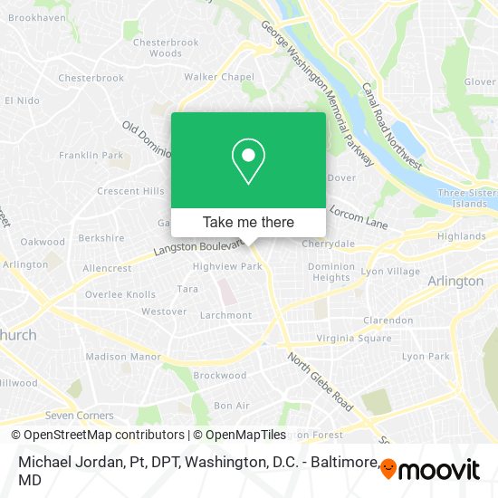 Michael Jordan, Pt, DPT map