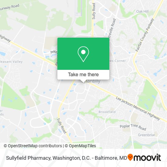 Mapa de Sullyfield Pharmacy