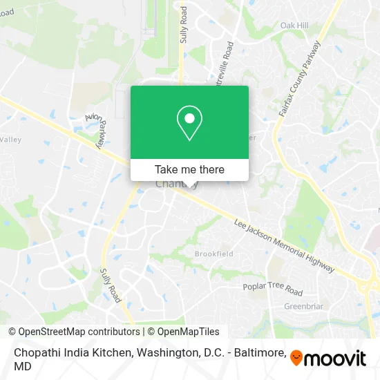 Chopathi India Kitchen map