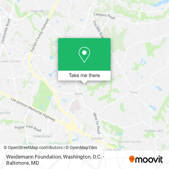 Weidemann Foundation map