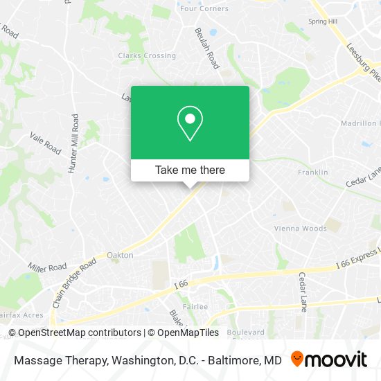 Massage Therapy map