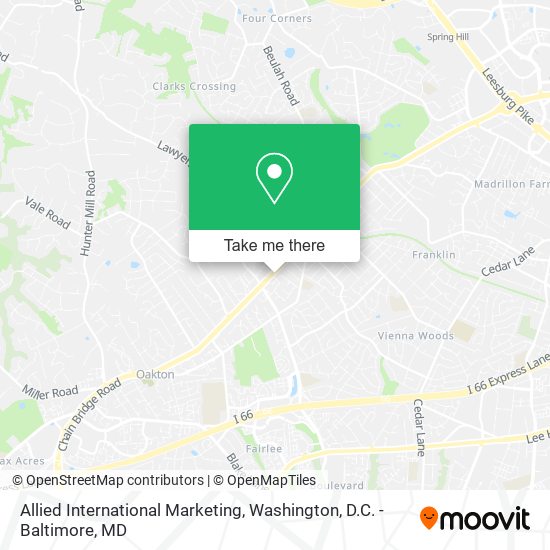 Allied International Marketing map