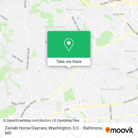 Mapa de Zeinab Home Daycare