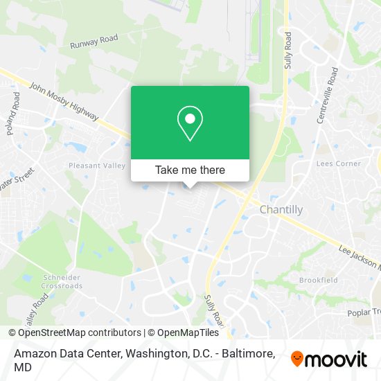 Mapa de Amazon Data Center